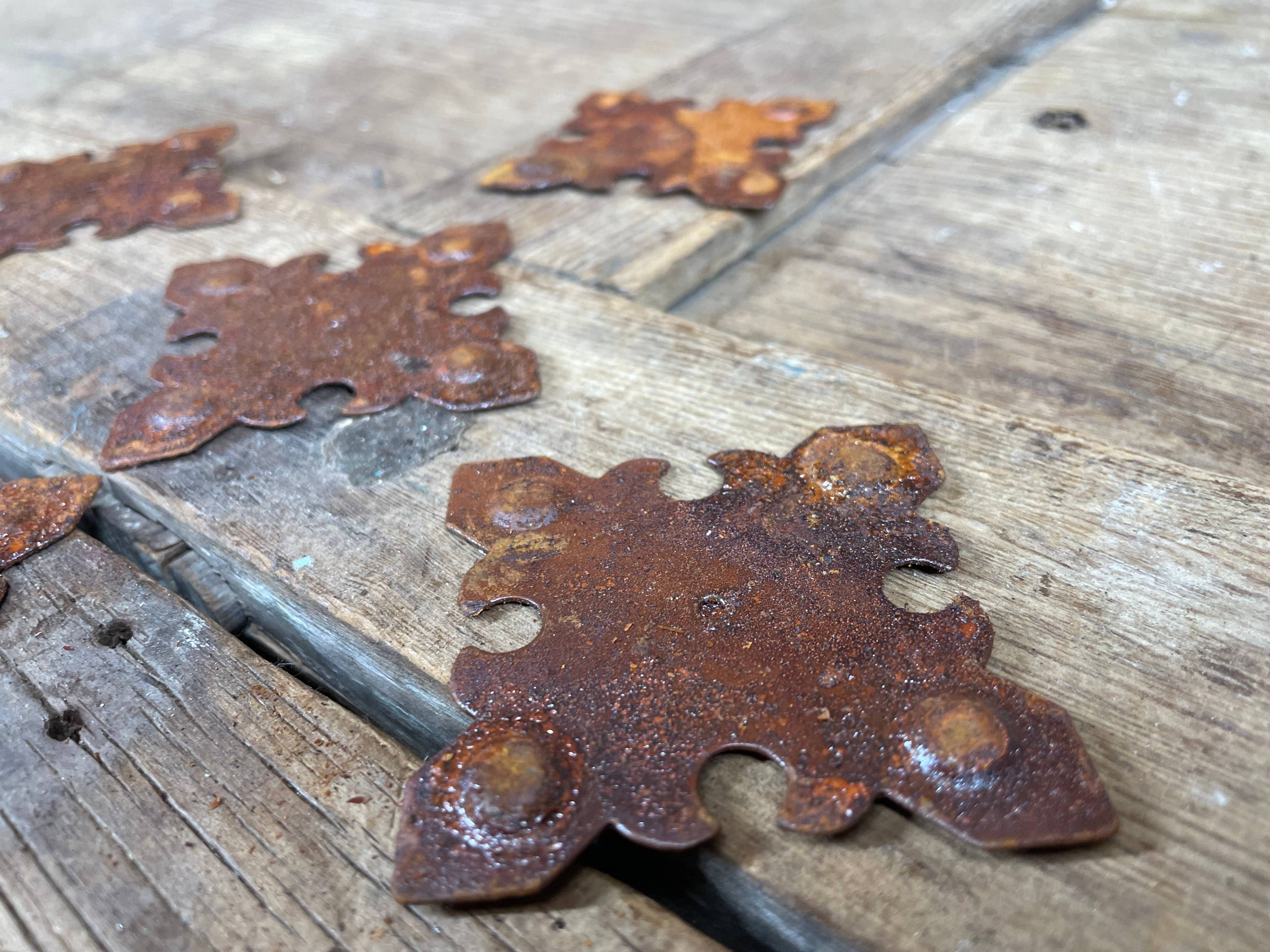 My Amigos Imports - Wholesale Wall Accent - Great Buy-ER-Rustic Iron Medallions- 3 inches-Iron Hardware1