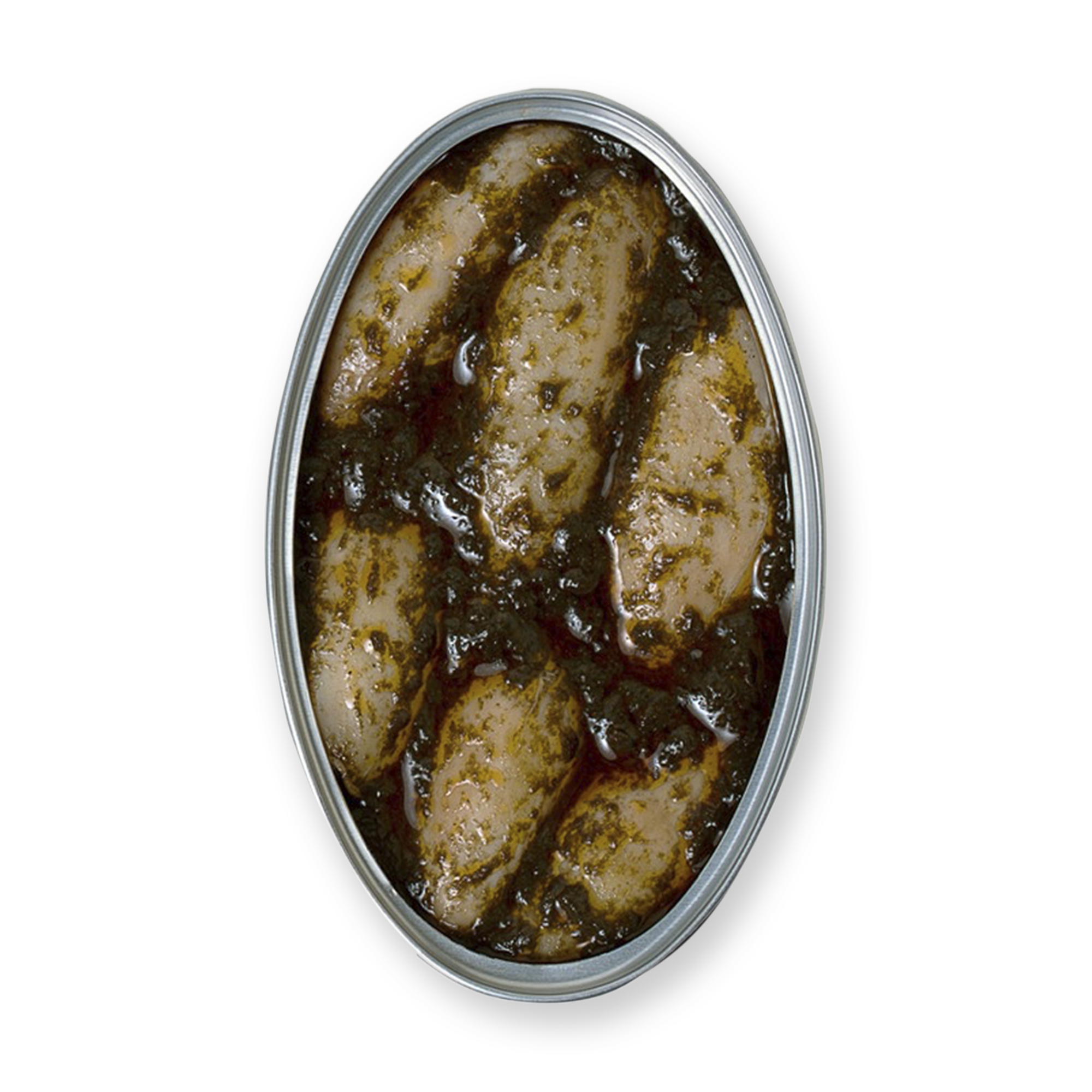 Conservas La Brújula - Wholesale Tinned Fish - Stuffed Small Squids In Ink Sauce 6/8 OL120. LB811