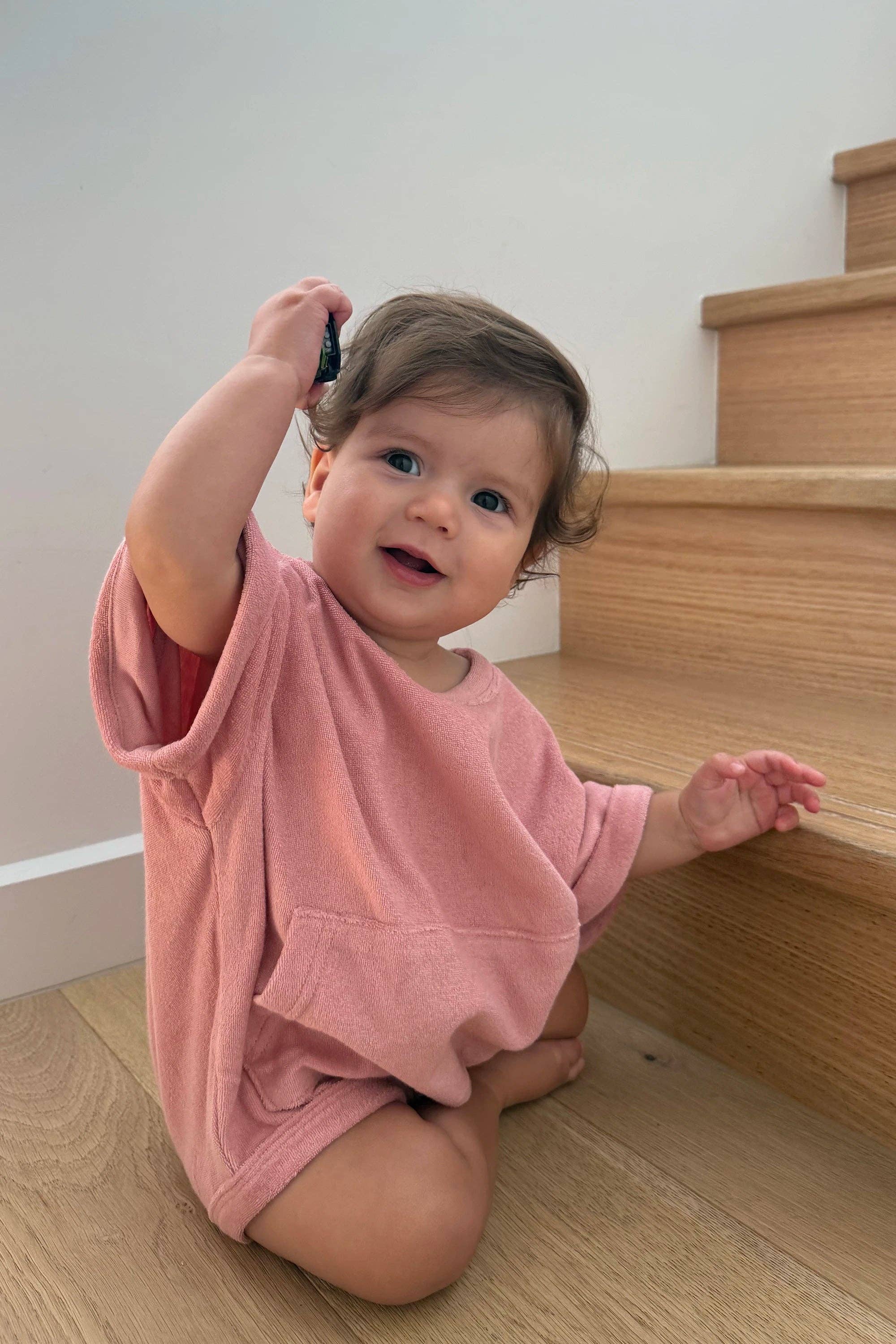 Rose Mini Terry Romper for wholesale on Faire1