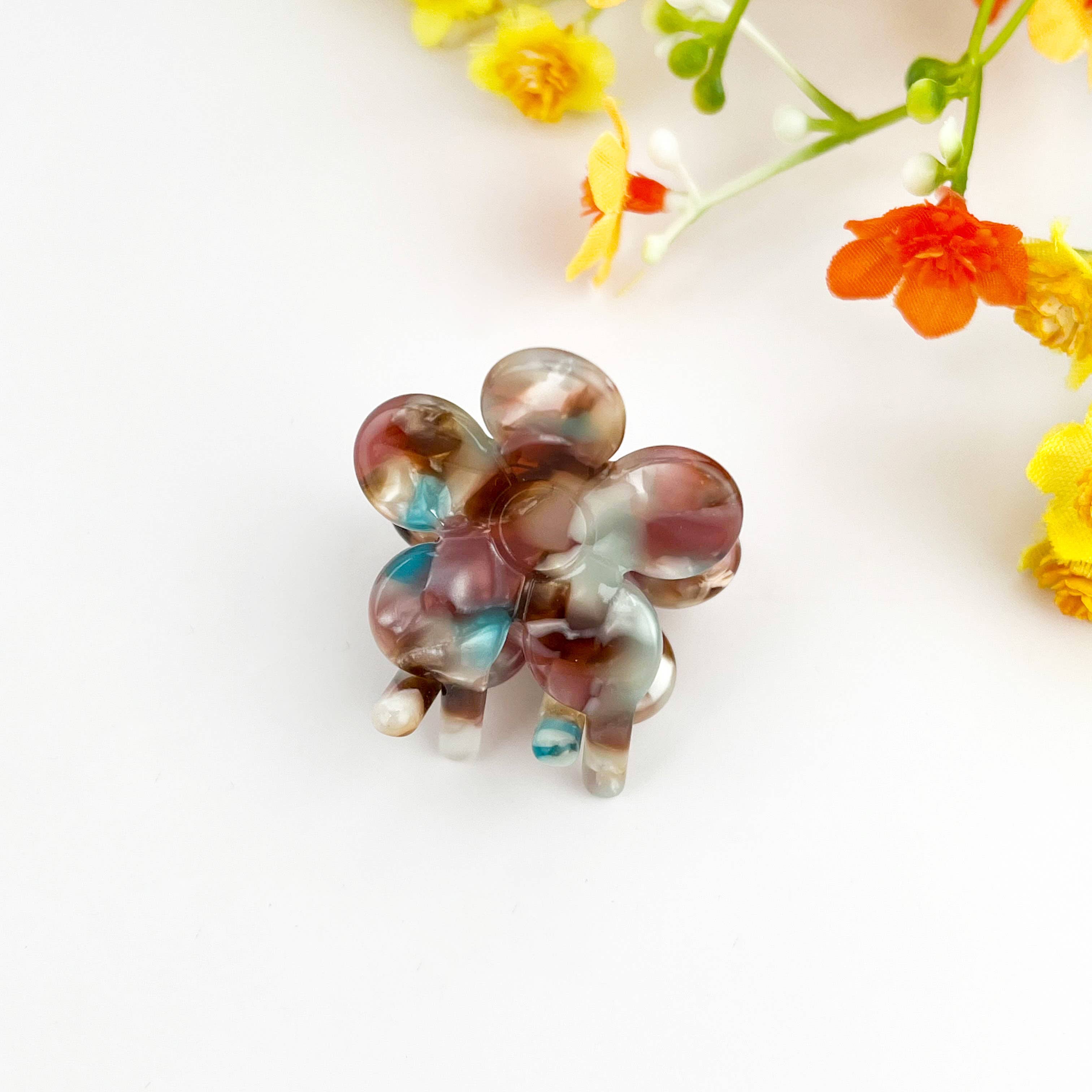 mildstyles - Wholesale Hair Clip - Women's - Mini Floral Acetate Hair Claw Clip5