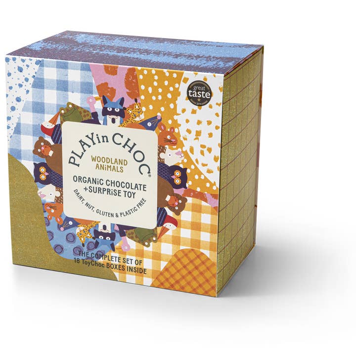 PLAYin CHOC – wholesale Chocolate box – ToyChoc Box® WOODLAND ANiMALS GIFT SET1