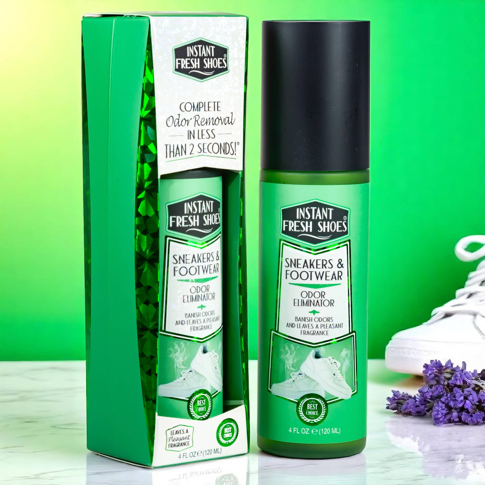 Instant Fresh Air - Wholesale Shoe Deodorant / Spray - Sneakers & Footwear 4 Oz., Odor Eliminator + Frag. -Display
6