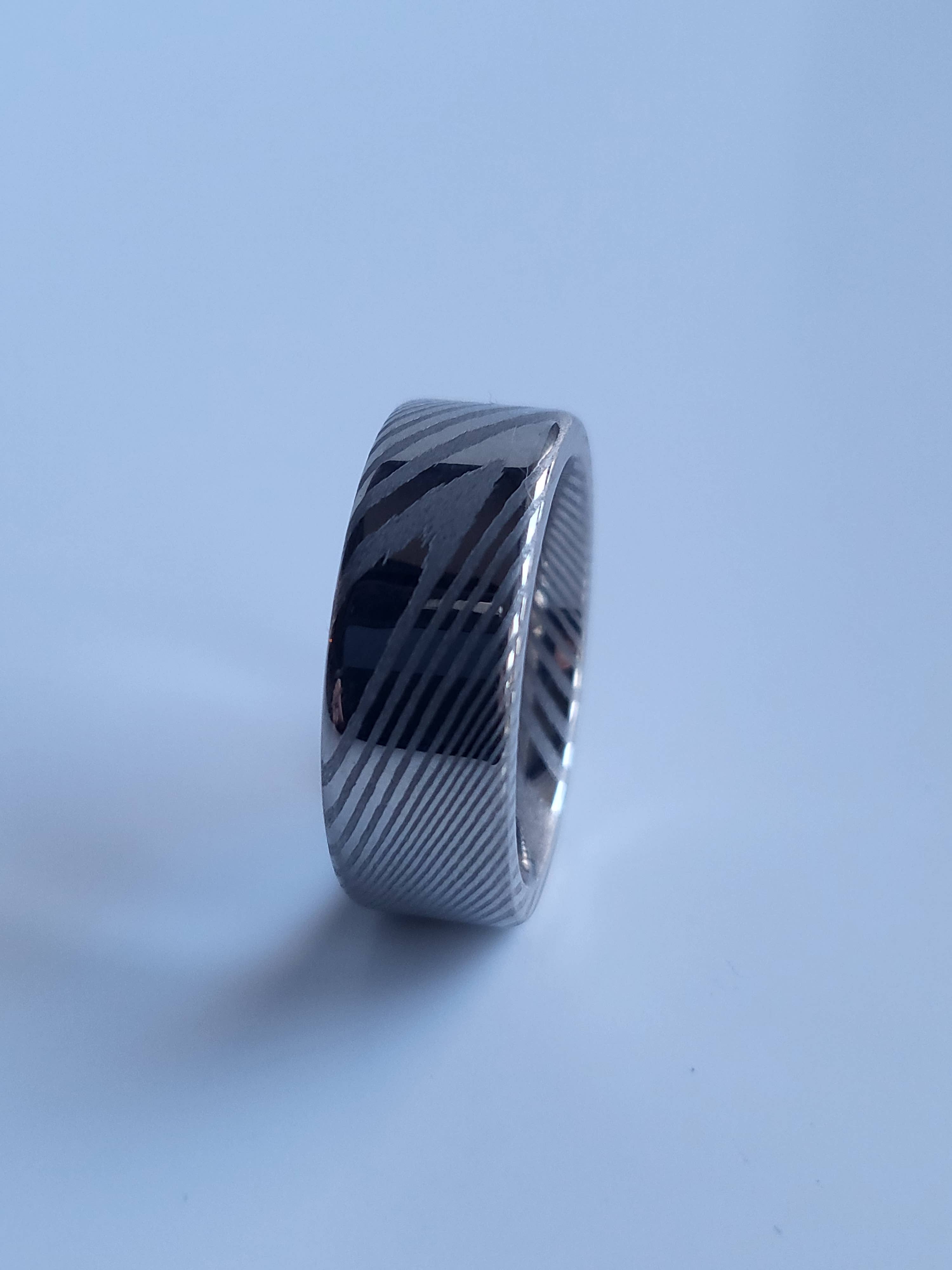 Natural Evolution Design - Wholesale Band/Stacked Ring - Damascus Steel Ring4