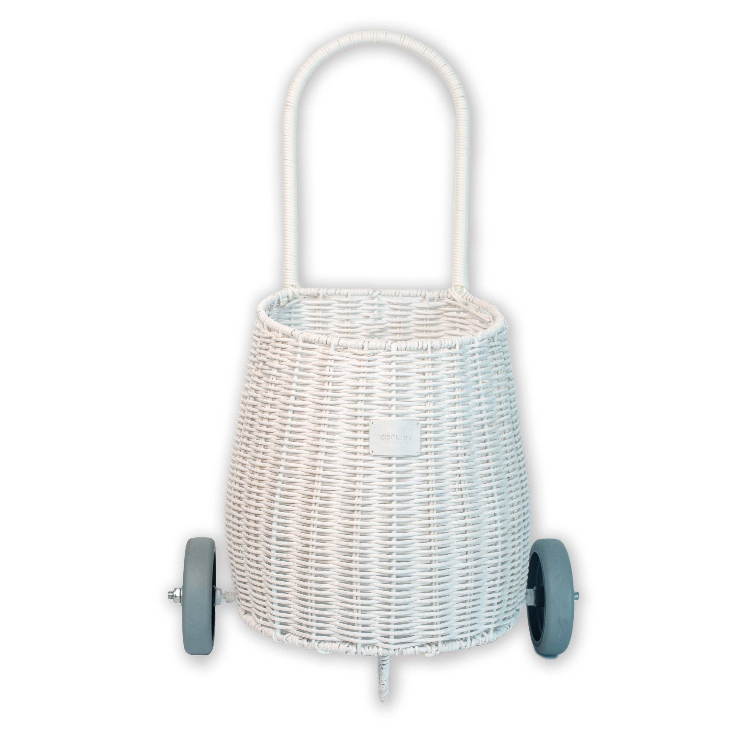 Olliella toddler wicker boho basket hotsell with wheels