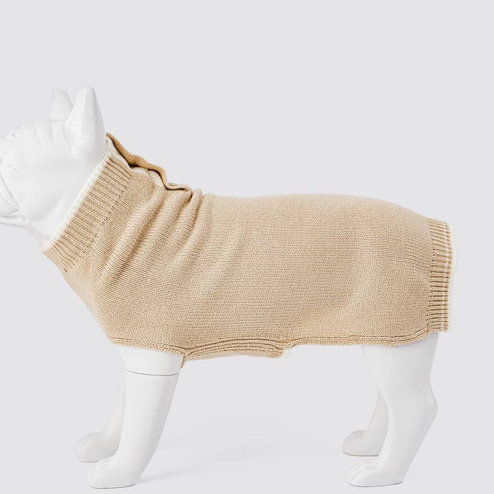 Hugo & Hudson - Wholesale Pet Sweater - Dog - Knitted Dog Jumper - Beige0
