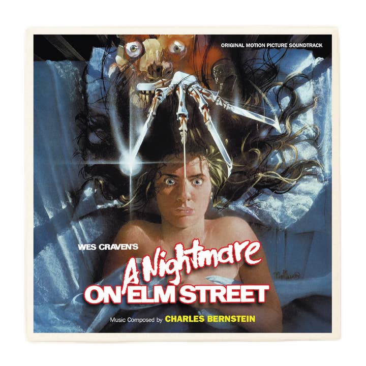 Sottobicchiere della colonna sonora del film Nightmare - Dal profondo della notte per la vendita all'ingrosso da parte di Lucky Mfg. Co.