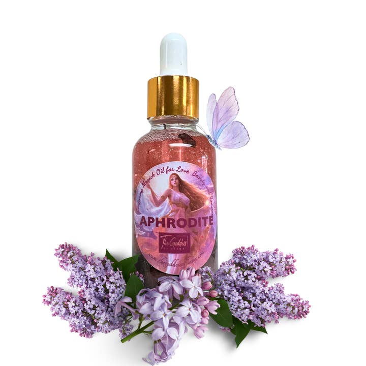 Aphrodite Anointing Oil Dropper for wholesale by The Goddess of Flame