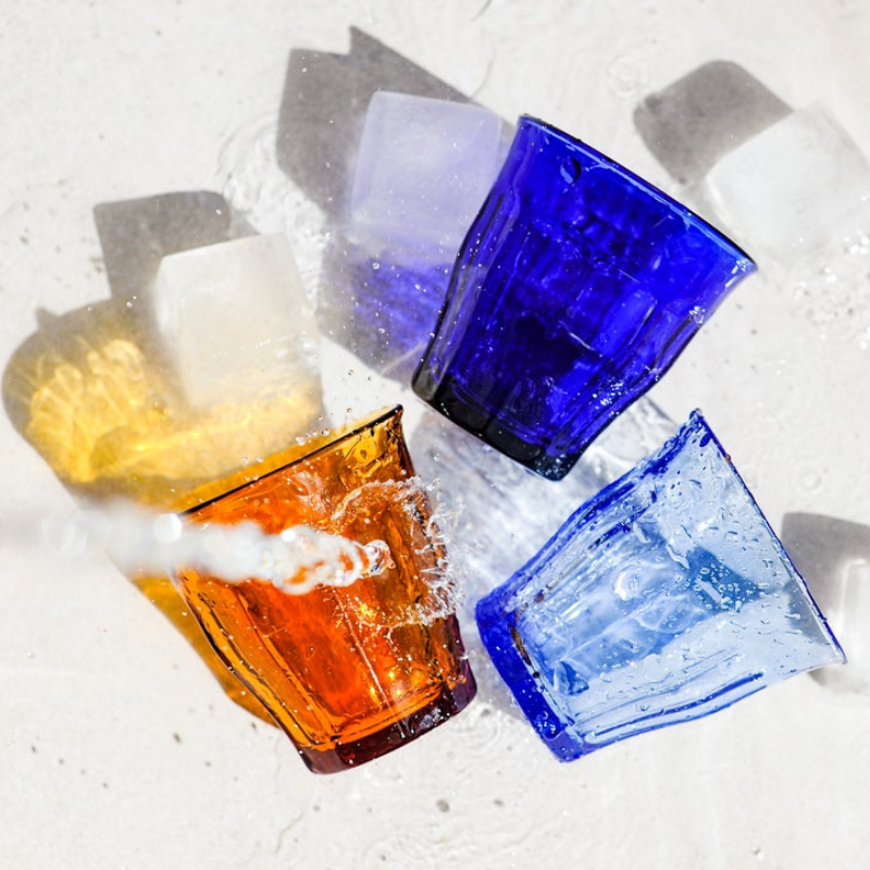 Clémentine Boutique – wholesale Drinking glass/cup – Picardie Marine Tumbler 25cl ( 8.5 fl oz)  x64