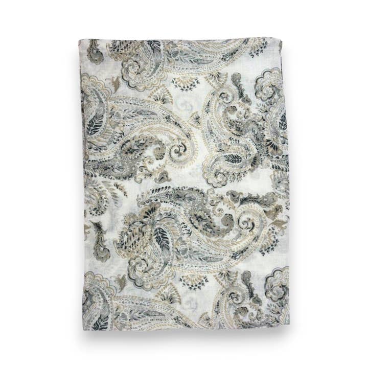 Lili Scarves (US Duty Free) – wholesale Scarf – Women's – Paisley Print Scarf13