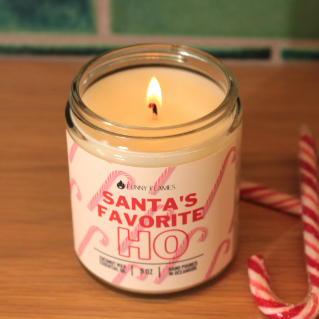 Funny Flames Candle Co - Les Creme - Wholesale Jar/Filled Candle - Holiday 2025 Best Sellers Collection 9oz Candles31