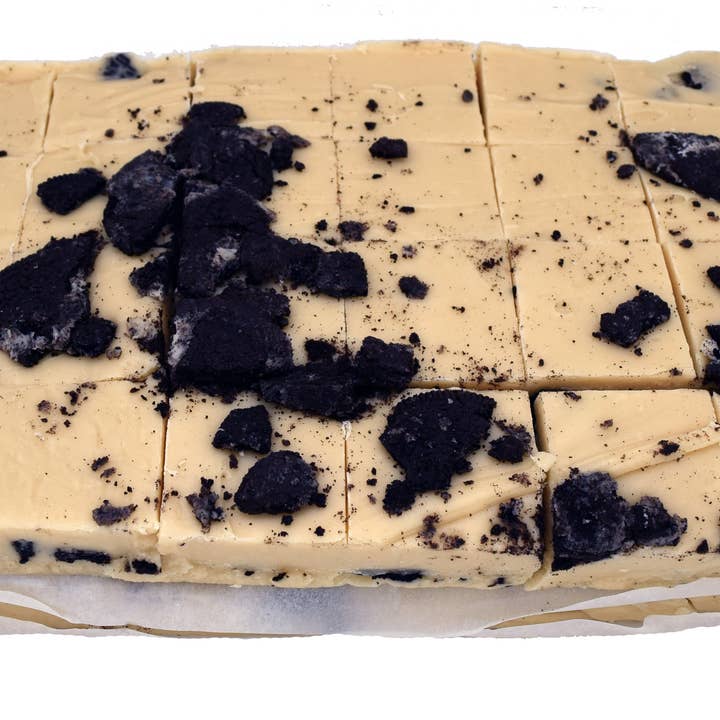 Chocolate Chip Cookie Dough Fudge - (48) 2oz Pre-Cut Pieces - 6lb Total Weight for wholesale by Country Fresh Food & Confections, Inc.