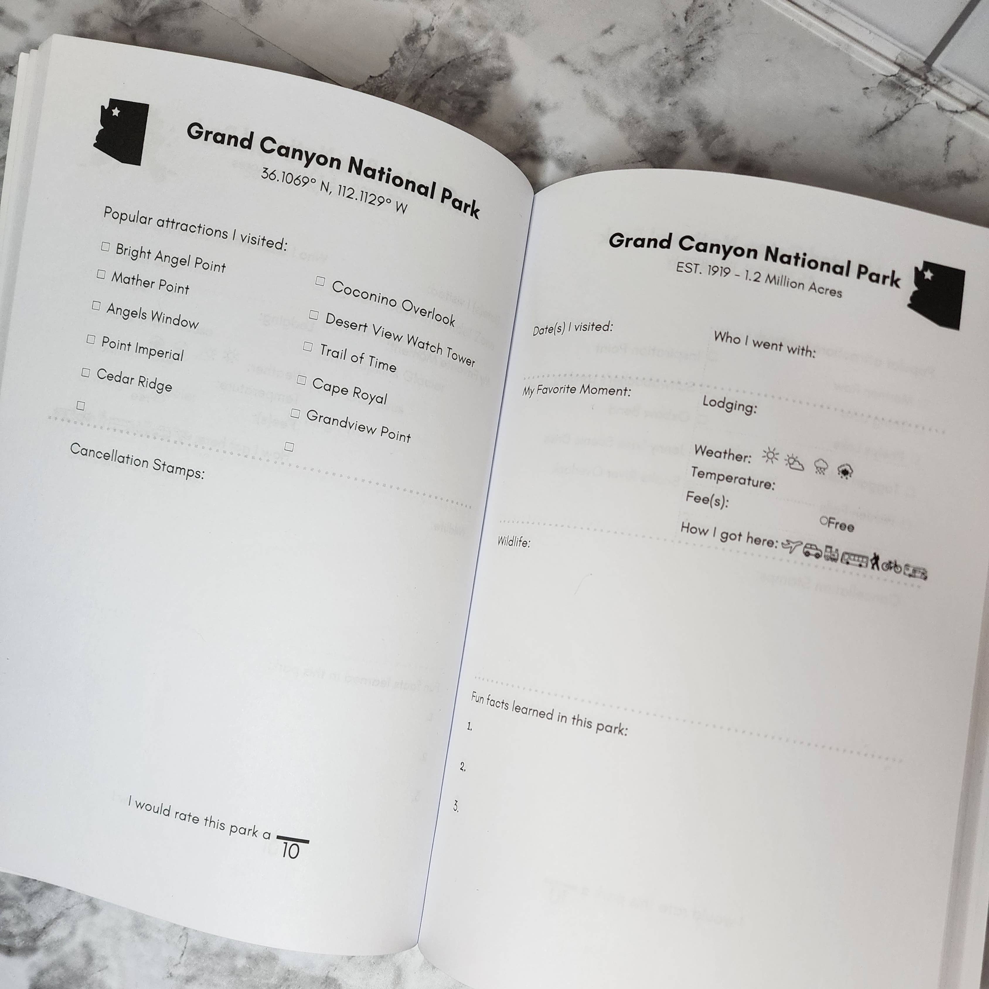 National Parks and Beyond - Wholesale Journal/Diary - Journey Through America's National Parks, A Passport Journal3