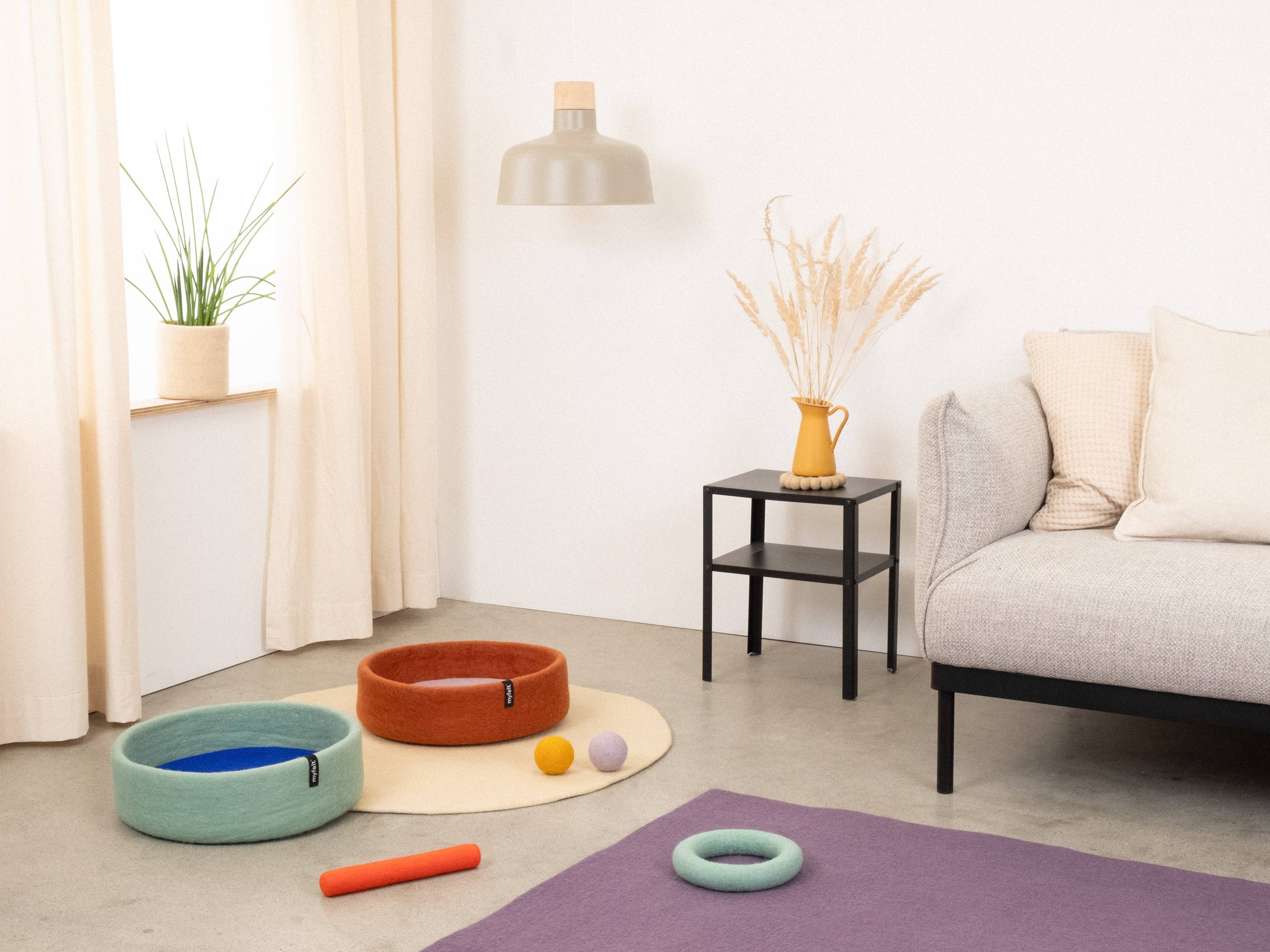 myfelt - Vente Balle – chien - Jouet pour chien en forme d’anneau en feutre2