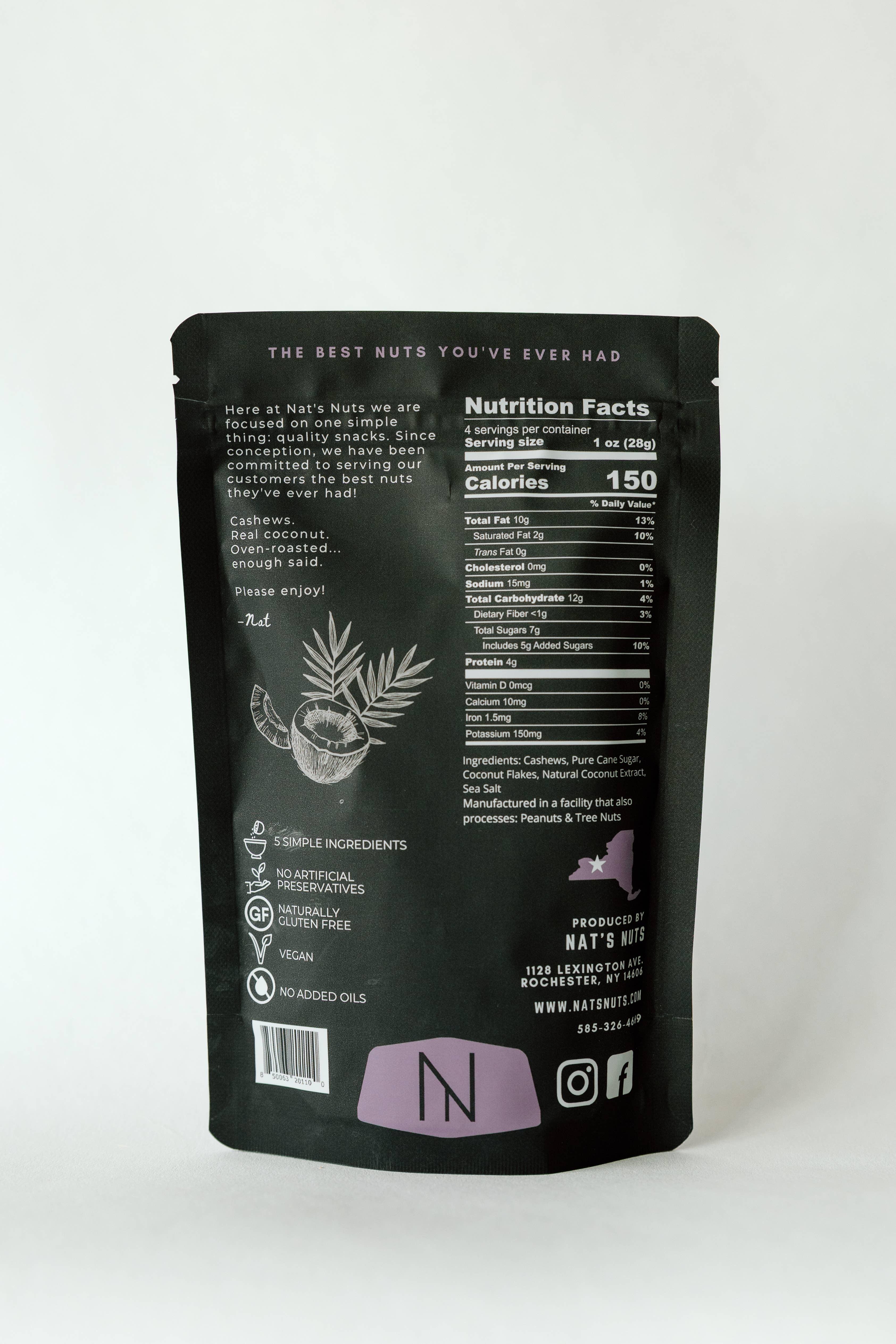 Nat's Nuts - Wholesale Nuts - Toasted Coconut Cashews2