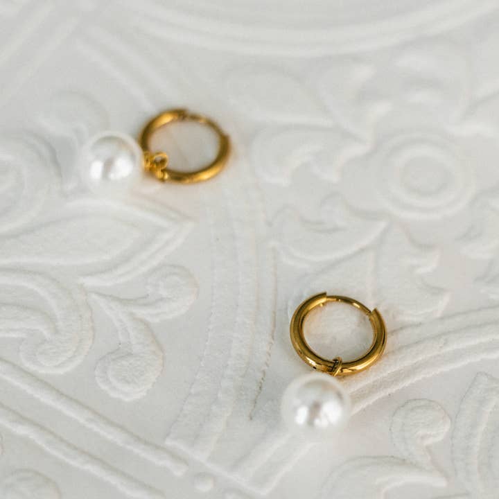 Pearl Earrings for Women | Boutique jewelry for Women for wholesale by Sacred Sparkle Boutique Jewelry