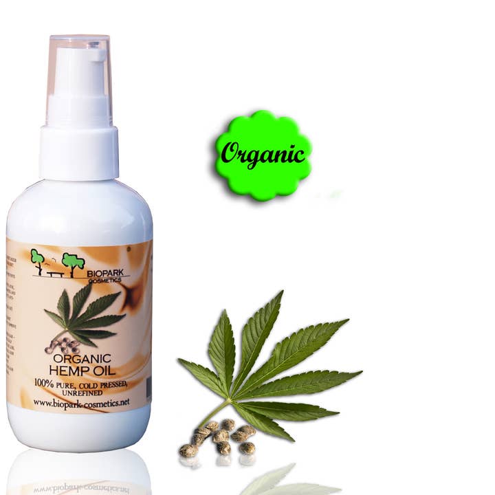 Biopark Cosmetics - Wholesale Bath/Body Oil - Organic Hemp Oil, 100ml