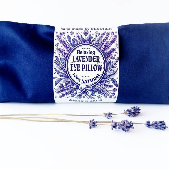 Vægtet - afslappende øjenpude! Lavendel - Aromaterapi for engroshandel hos DECORER