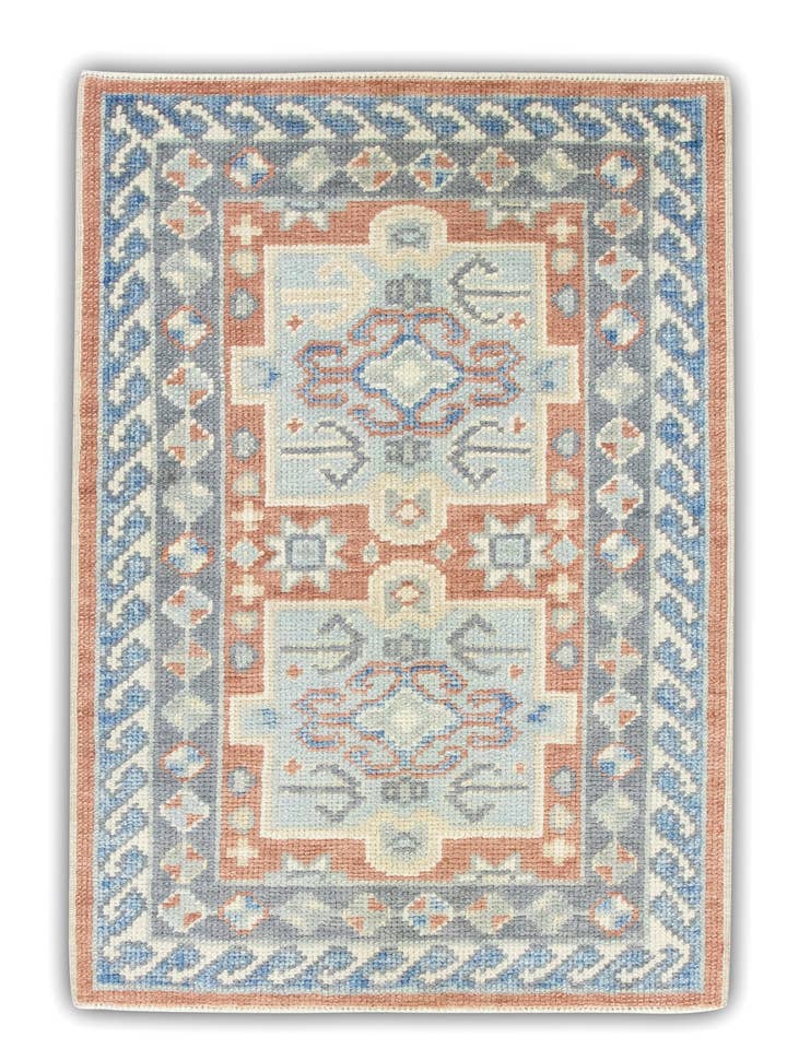 Turkish Oushak Rug 2'4" x 3'4" #7041 for wholesale by Turkish Rug
