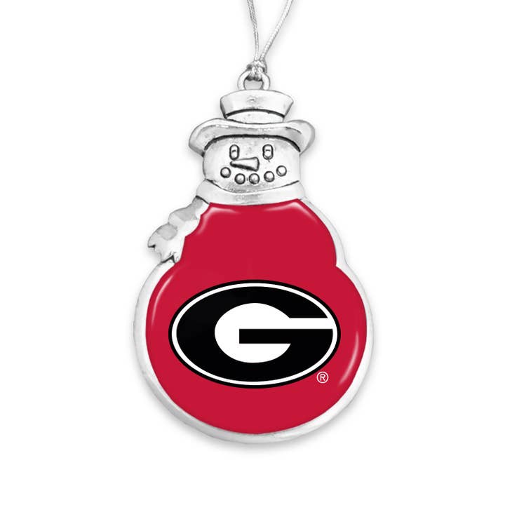Georgia Bulldogs Snowman Ornament for wholesale by From The Heart