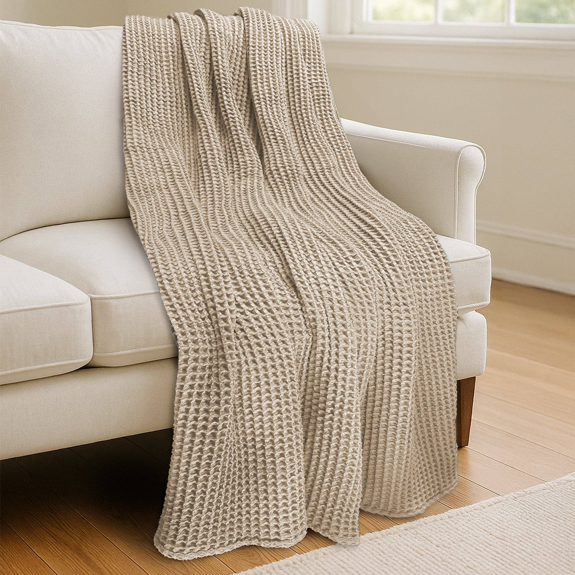 Levtex Home - Wholesale Throw Blanket - Waffle Blanket Throw0