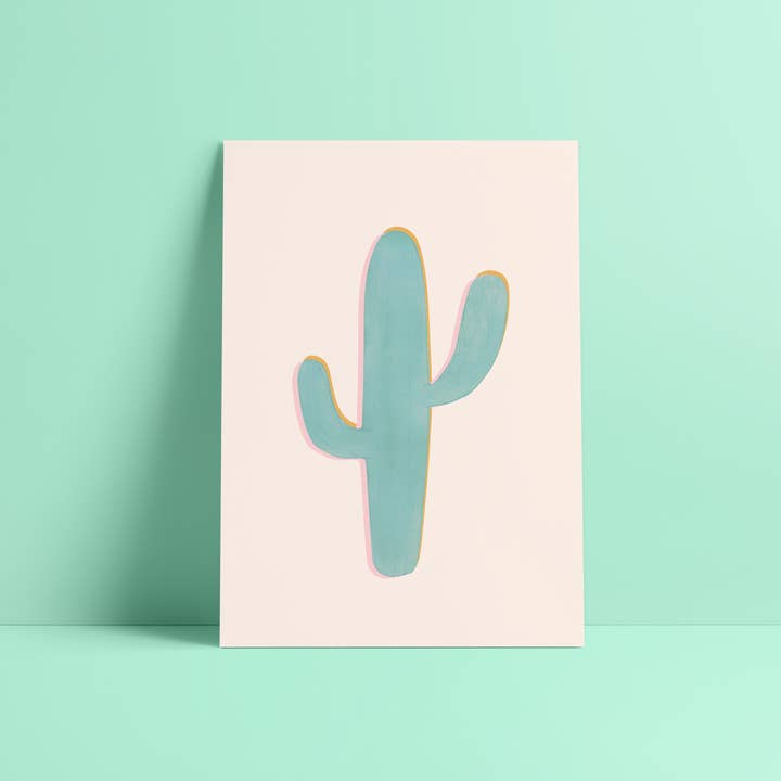 Illustrazione di cactus A5 per la vendita all'ingrosso da parte di Ninisea