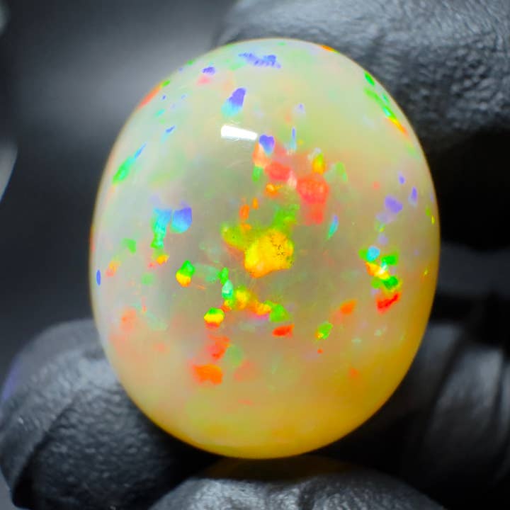 Ethiopian Opal Polished Cabochon – 25.40 ct (17.60 × 21) for wholesale by Modeeq Gems