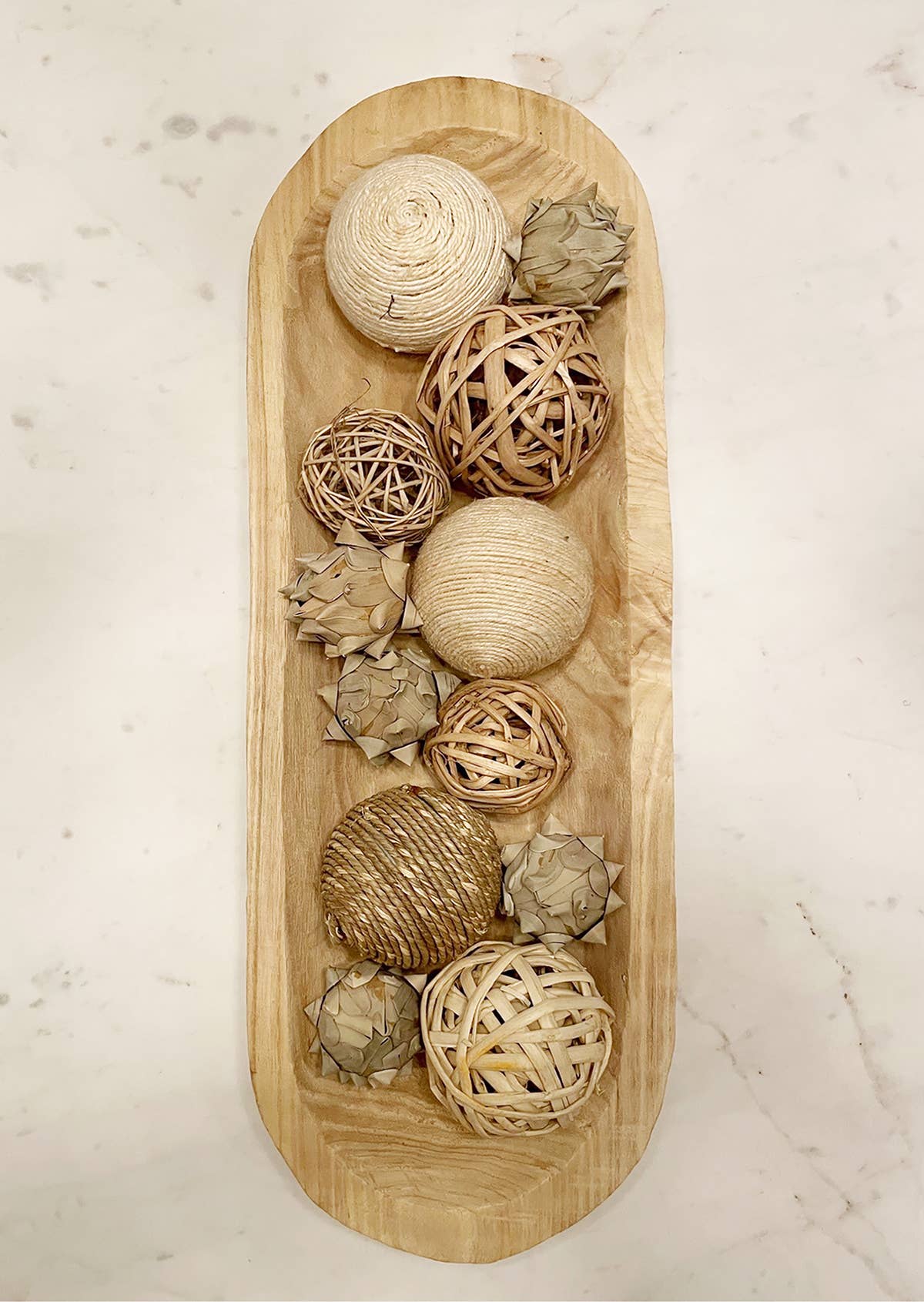 Andaluca - Wholesale Decorative Plate/Dish/Bowl - Paulownia Wood Dough Bowl6