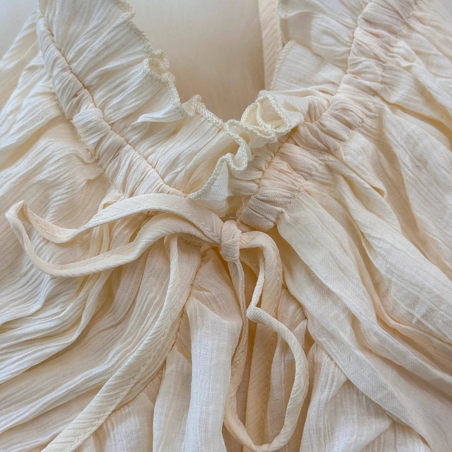 beige BOHO Beach Resort ruffle halter large swing flare maxi dress for wholesale on Faire13