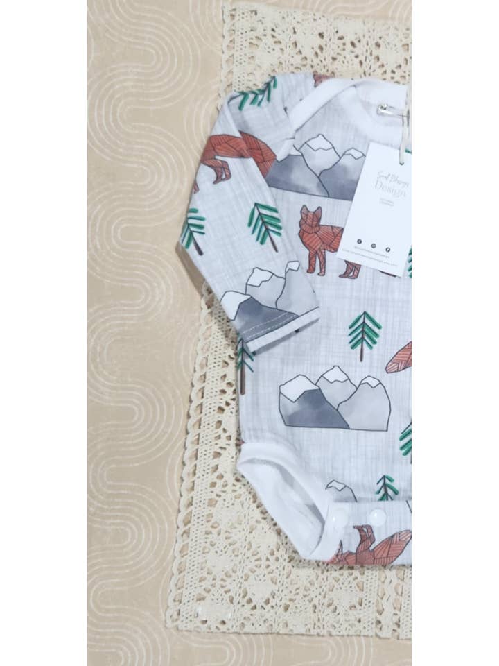 Small Blessings Design – Großhandel Body (ohne Füße) – Baby – Fox Body, Säuglingskleidung, Bodysuit, Säuglings-Strampler 5