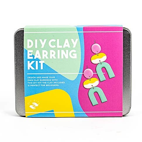 Kit de boucles d'oreilles en pâte à modeler à faire soi-même pour la vente par Gift Republic