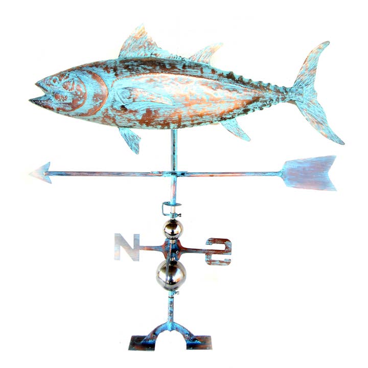 Tuna Weather Vane for wholesale by Modern Coastal by Contrast Inc.