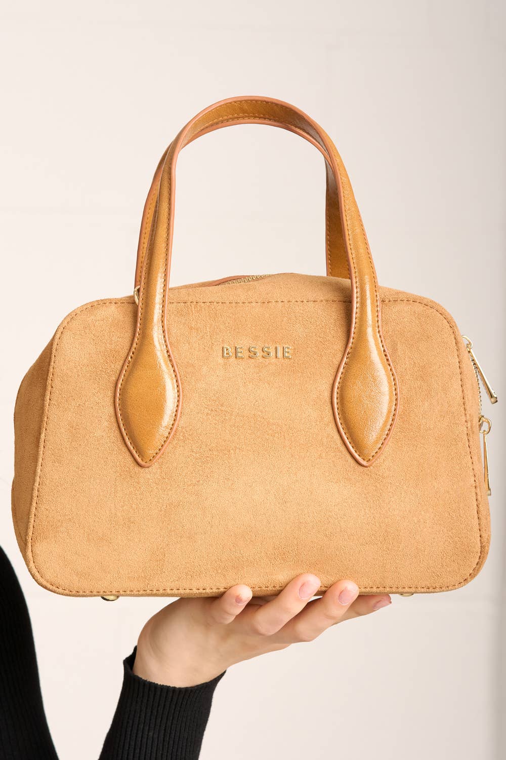 Bessie London - Vendita all'ingrosso Borsa tote - Donna - BORSA TOTE IN CAMOSCIO TEDDY CHARM2