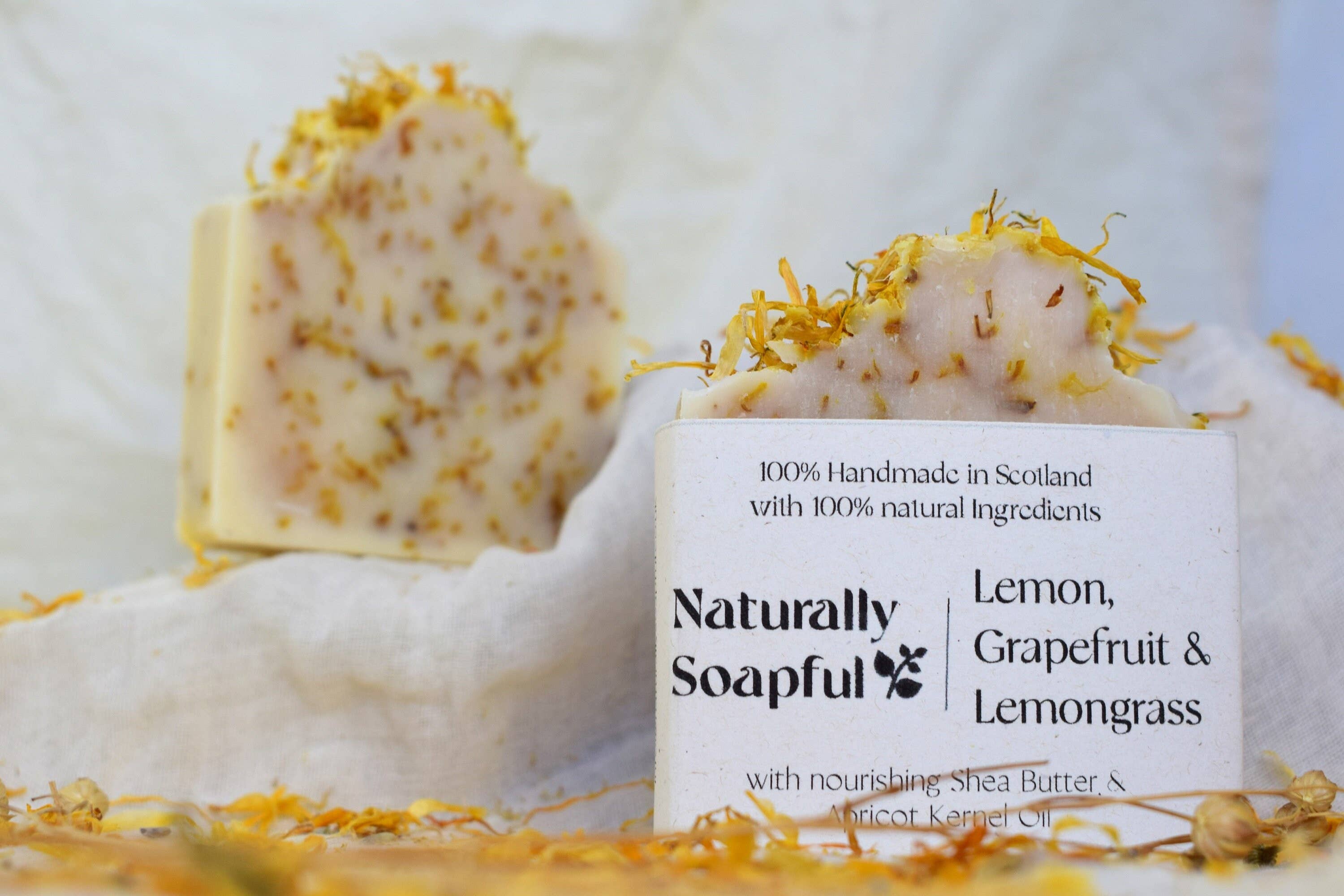 Naturally Soapful – wholesale Bar Soap – Lemon, Grapefruit & Lemongrass 100% Natural Soap Bar1