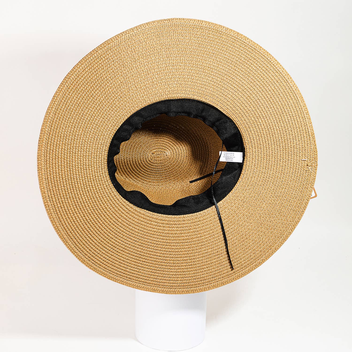Collections by Fame Accessories - Wholesale Straw Hat - Women's - Woven Buckle Band Fedora Hat6