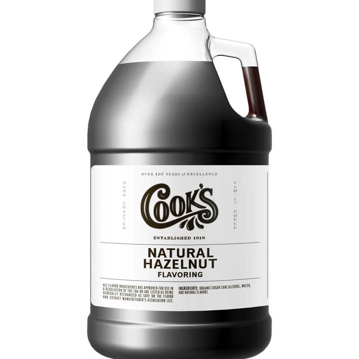 Cook Flavoring Company - Wholesale Flavored Syrup - Natural Hazelnut Flavor1