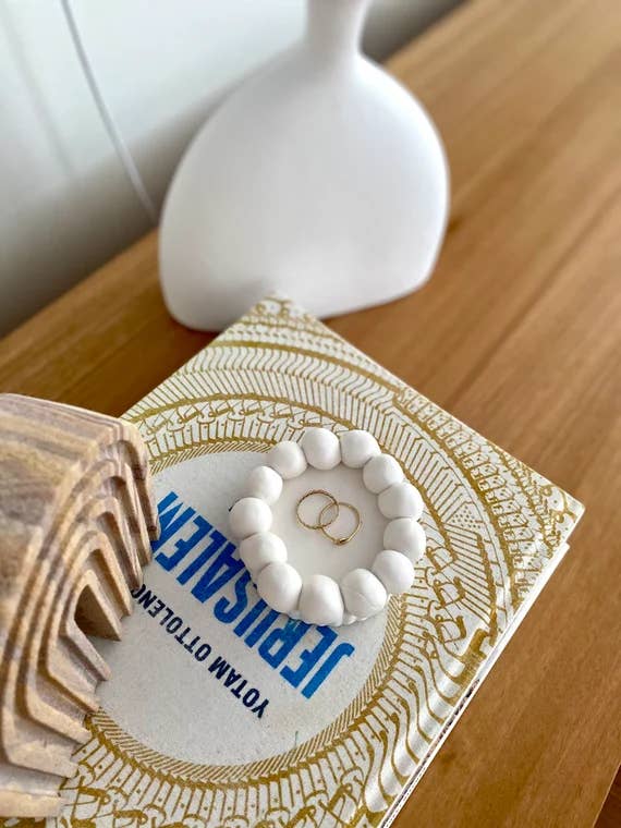 Bubble ceramic clay ring dish for wholesale by sloww the label