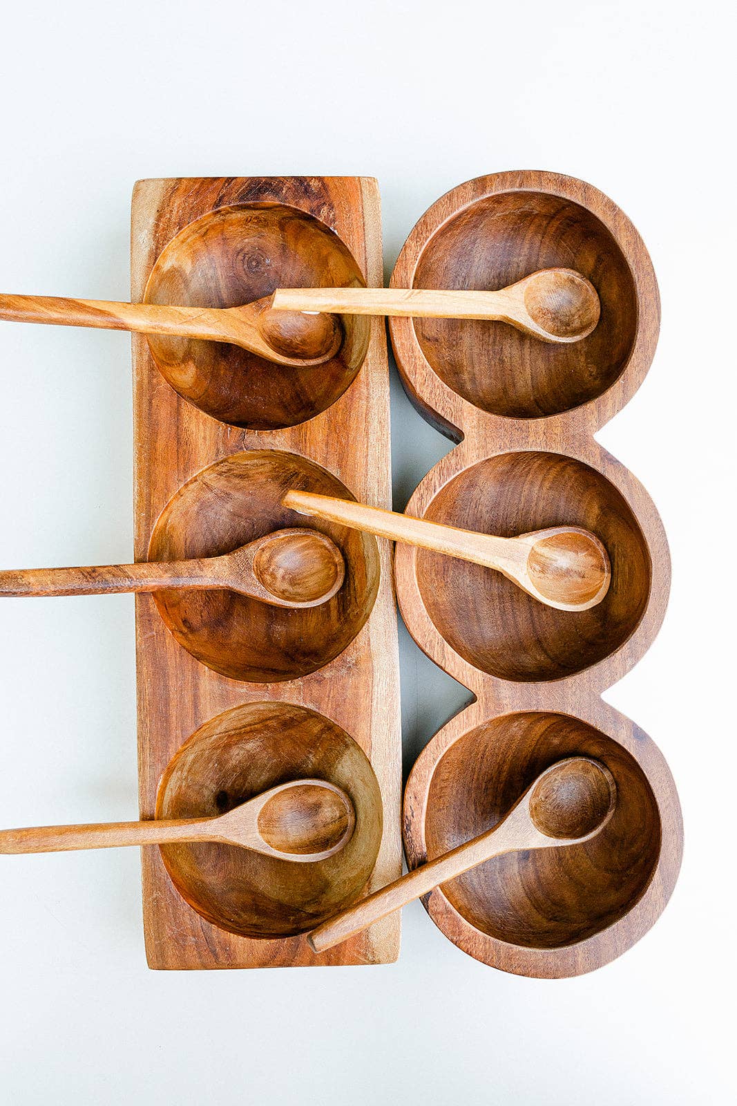 Casa Bella Vida - Wholesale Serving Utensil - Hand Carved Wooden Serving Trio