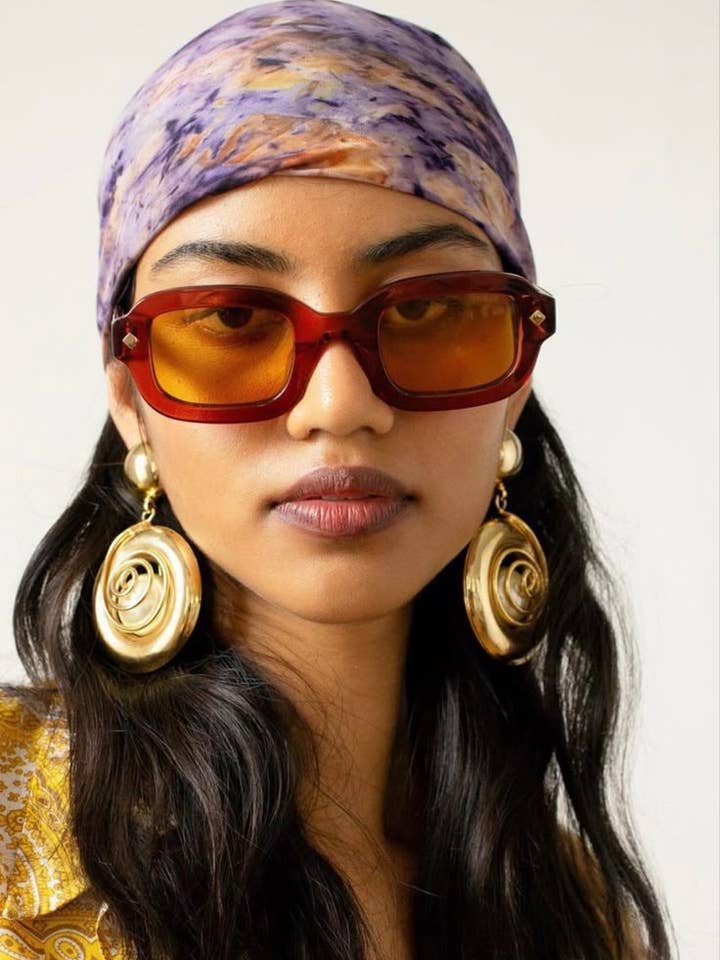 Plant Dyed Silk : Classic : Scarf / Bandana / Wrap for wholesale by Ebb & Flow