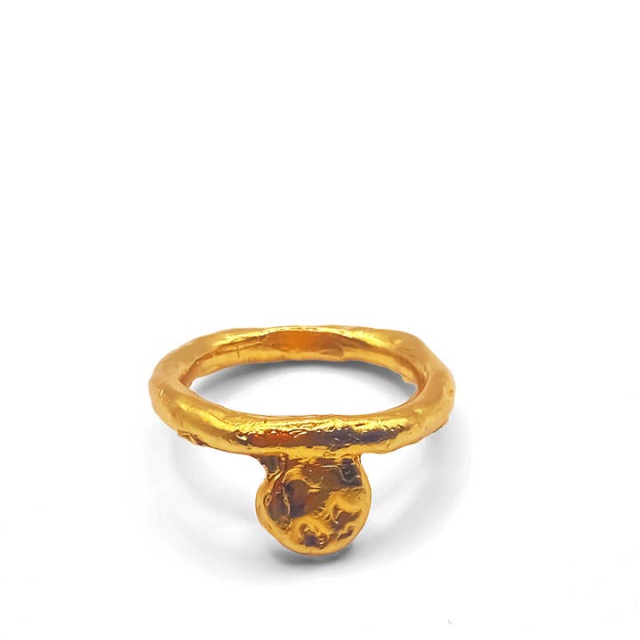 MOCA Jewellery - Wholesale Band/Stacked Ring - Circle Accent Ring8