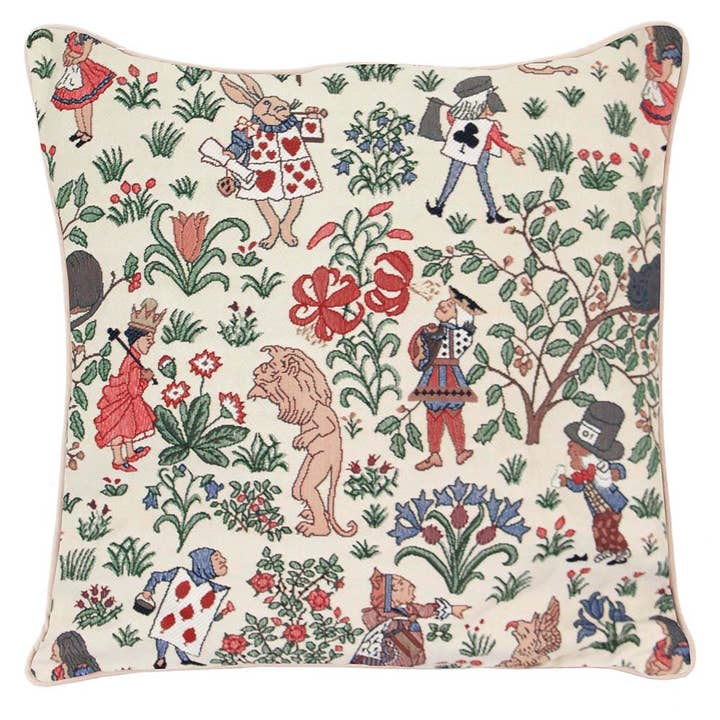 Charles Voysey Alice - Kuddfodral 45cm*45cm för wholesale av Signare Tapestry