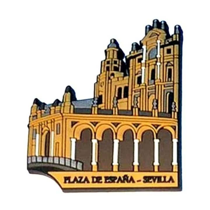 Astur Pins - Wholesale Magnet - PVC Magnet – Plaza de España Seville – M0550