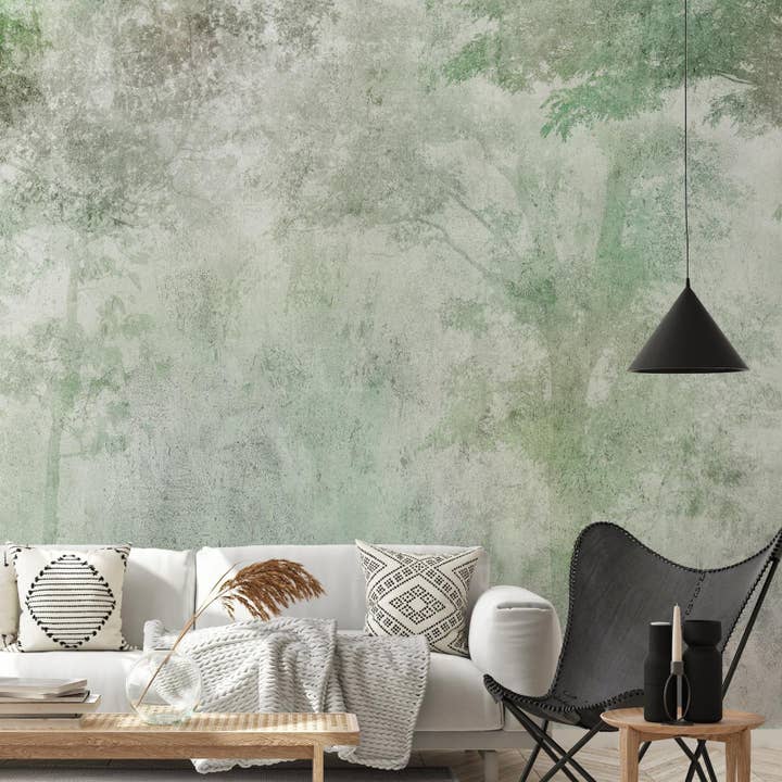 Papier peint mural - Relief forestier - Première variante pour la vente par IlyDecor