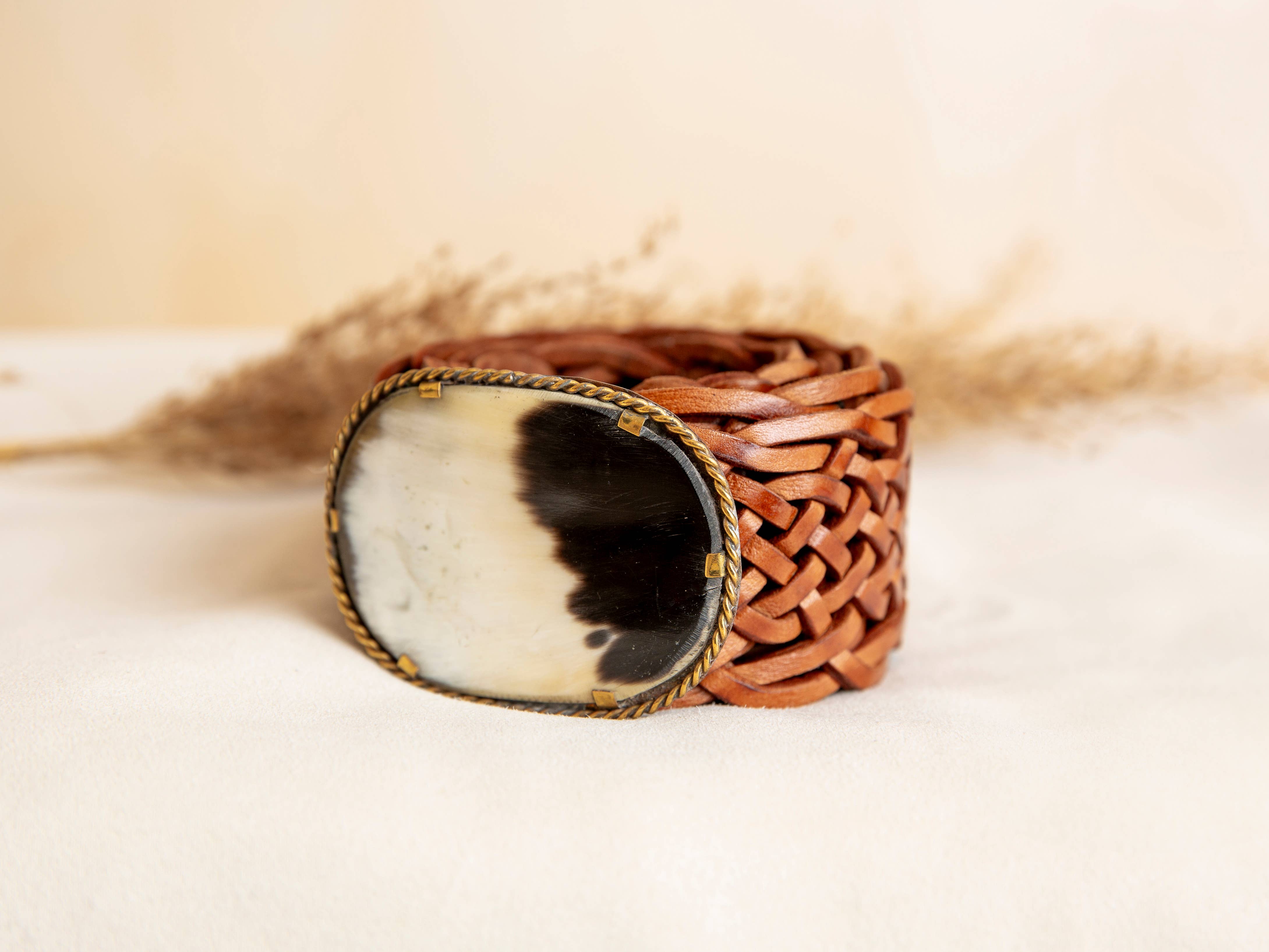 Lula Natura - Wholesale Belt - Women's - VENUS WIDE BROWN LEATHER BELT