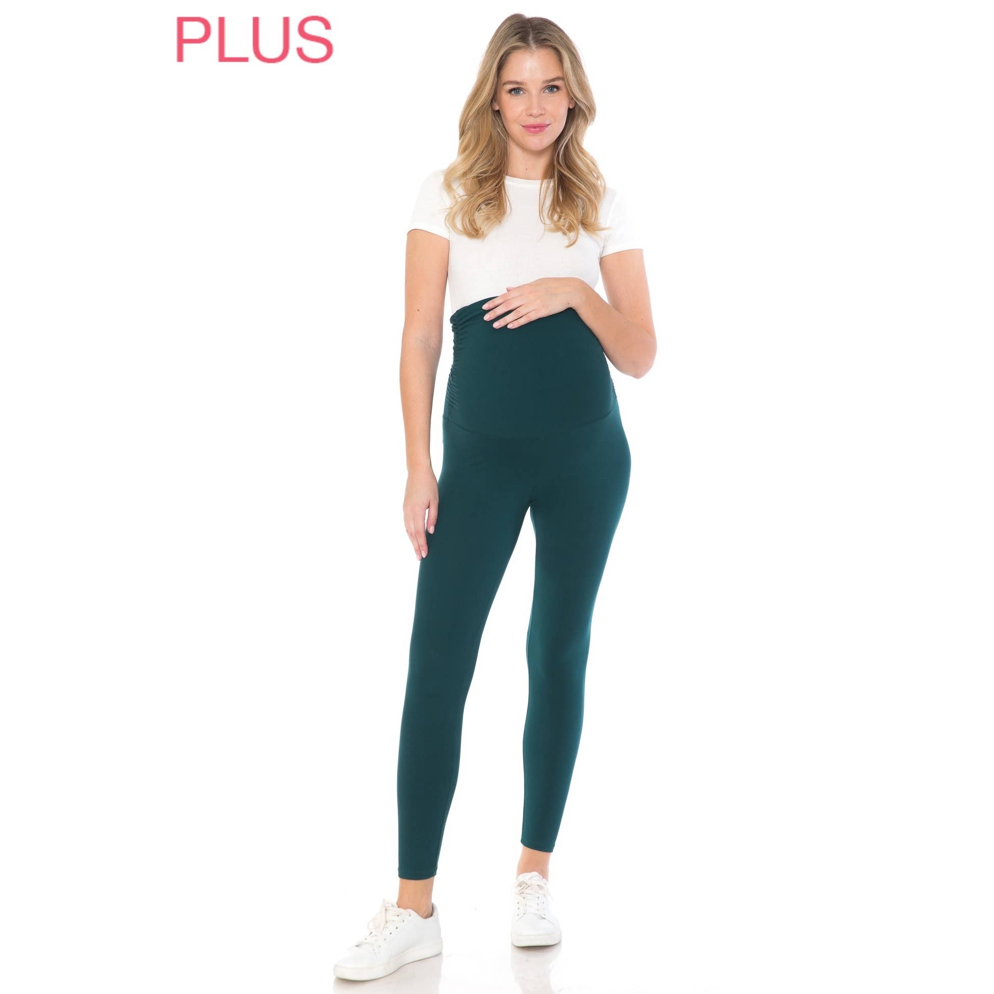 Leggings Depot - Vendita all'ingrosso Pantaloni - Premaman - Leggings premaman Plus Size morbidi e solidi9