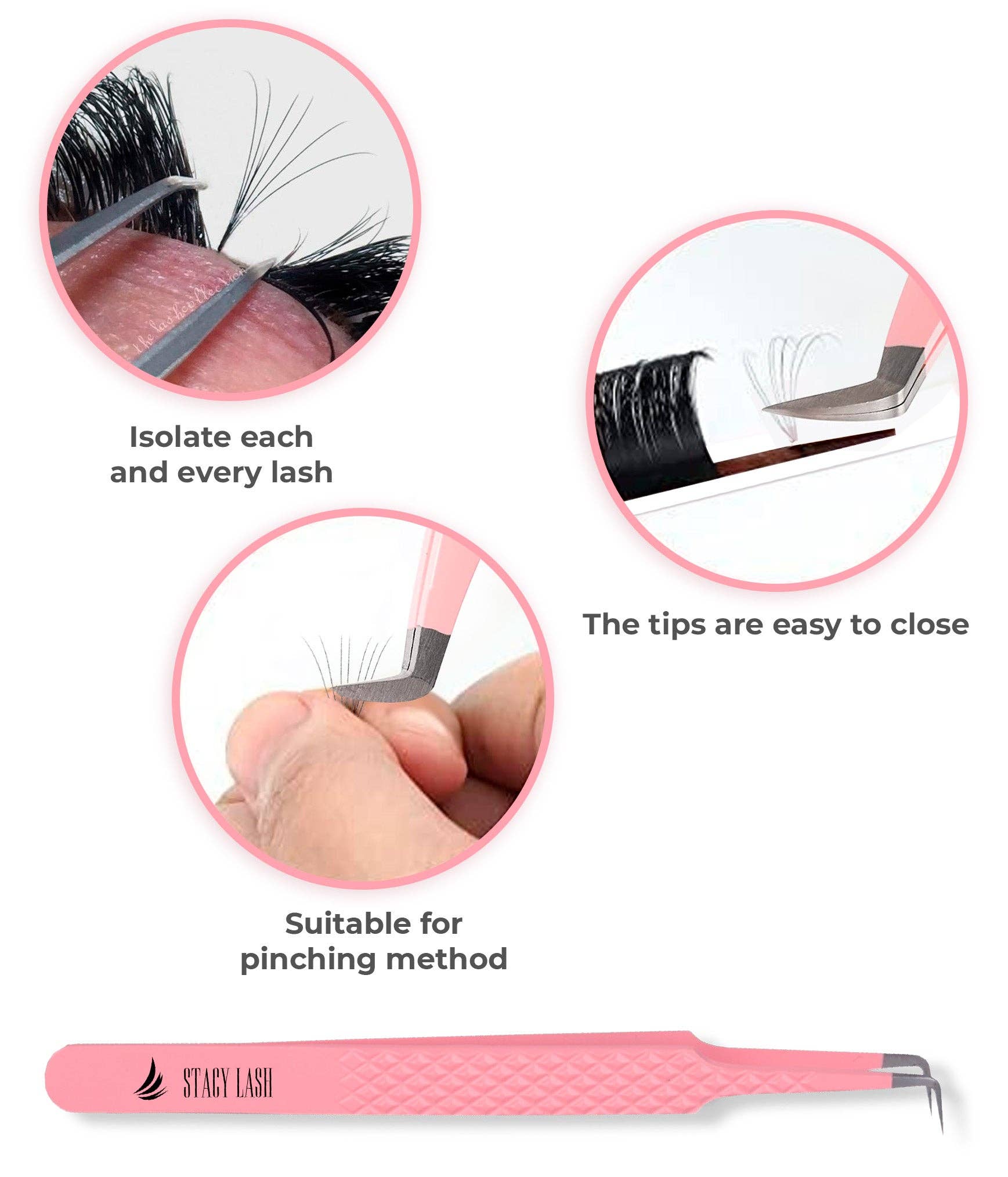 Stacy Lash - Wholesale Fake Lash Applicator - Stacy Lash Isolation Eyelash Extension Tweezers6