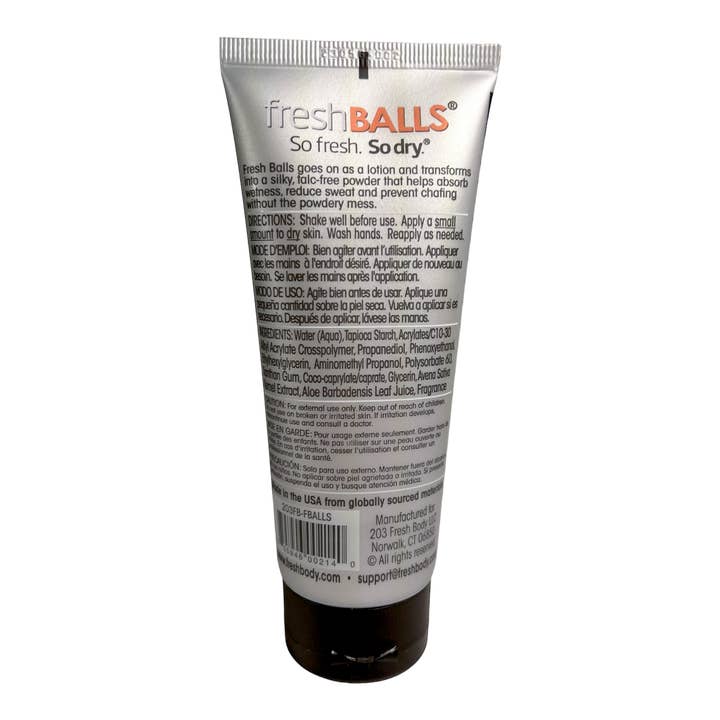 Fresh Body - Wholesale Body Cream/Lotion - Fresh Balls Anti-Chafing Deodorant Lotion For Men1