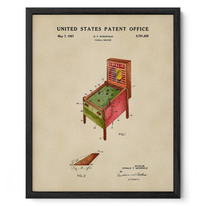 Skill Pinball Machine for wholesale by Timeless Patents