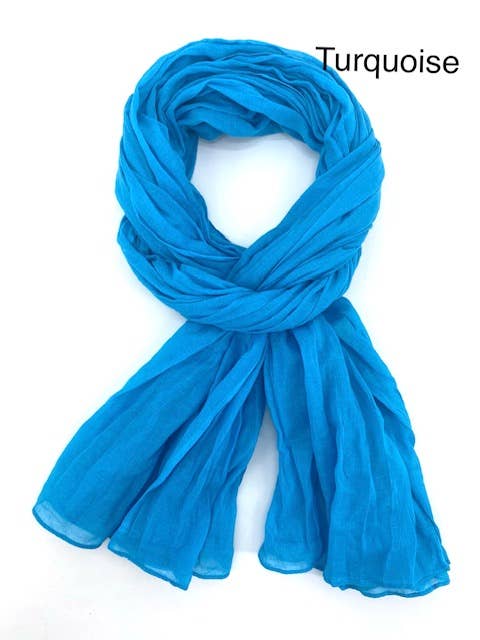 Maison Unik Accessoires - Wholesale Scarf - Unisex - Plain Cheche Scarf 100% Cotton - Unisex - 54 colors57