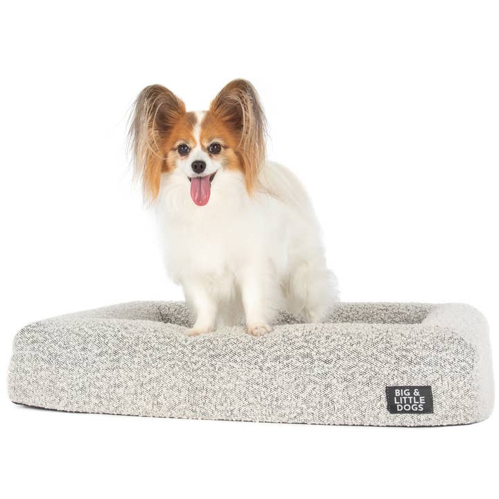Big and Little Dogs - Wholesale Pet Bed - Dog - LUXE MEMORY FOAM DOG BED: Salt & Pepper Boucle (SMALL)13