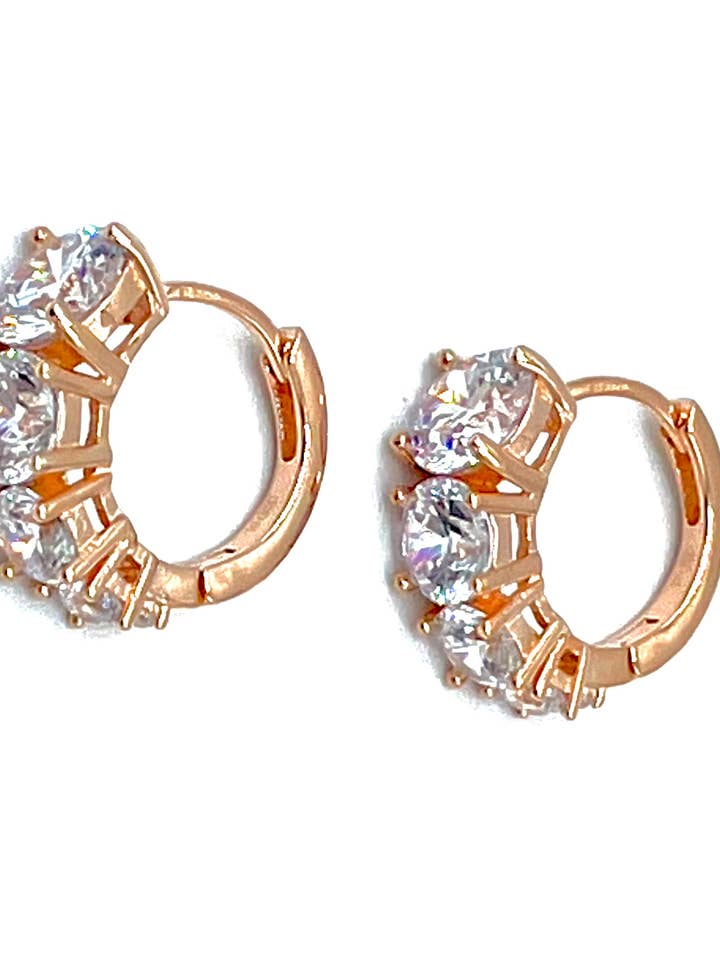 Roues argentées Tit. 925M. Avec des zircones pour la vente par Tererò s.r.l.